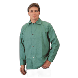 RADNOR™ X-Large Green Cotton/Westex® FR-7A® Flame Resistant Jacket With Snap Front Closure